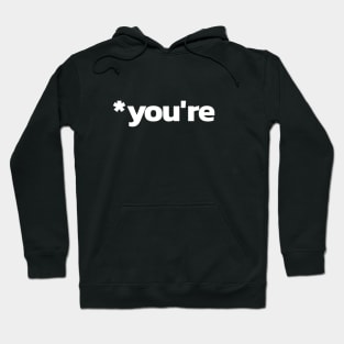 *you're grammar police funny Hoodie